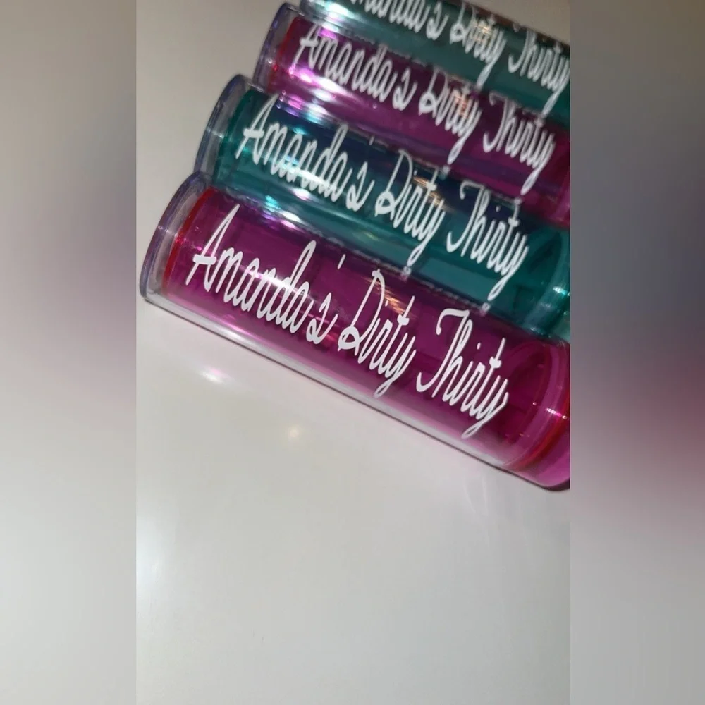 Amanda’s Dirty Thirty Tumblers Birthday Party Gift 16oz Brand New Price for all4